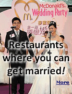 While most want to get married in a church, perhaps you and your match want to get married in the fast food place where you first met.